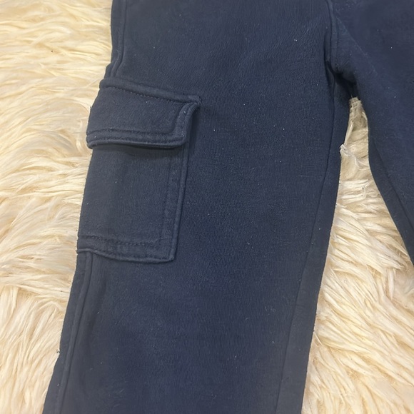 Carter’s Red Long-Sleeve Hooded Shirt & Old Navy Dark Blue Cargo Joggers Size 4T - Picture 8 of 11